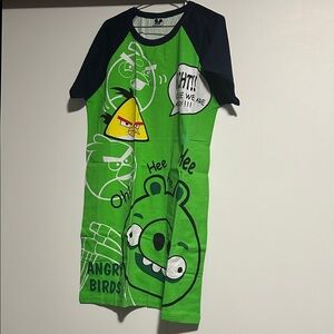 Green Angry Birds Nightgown